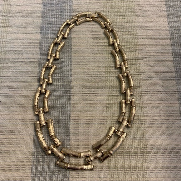 Banana Republic Bamboo Link Necklace - Picture 2 of 10